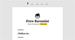 Desktop Screenshot of drewbarontini.com